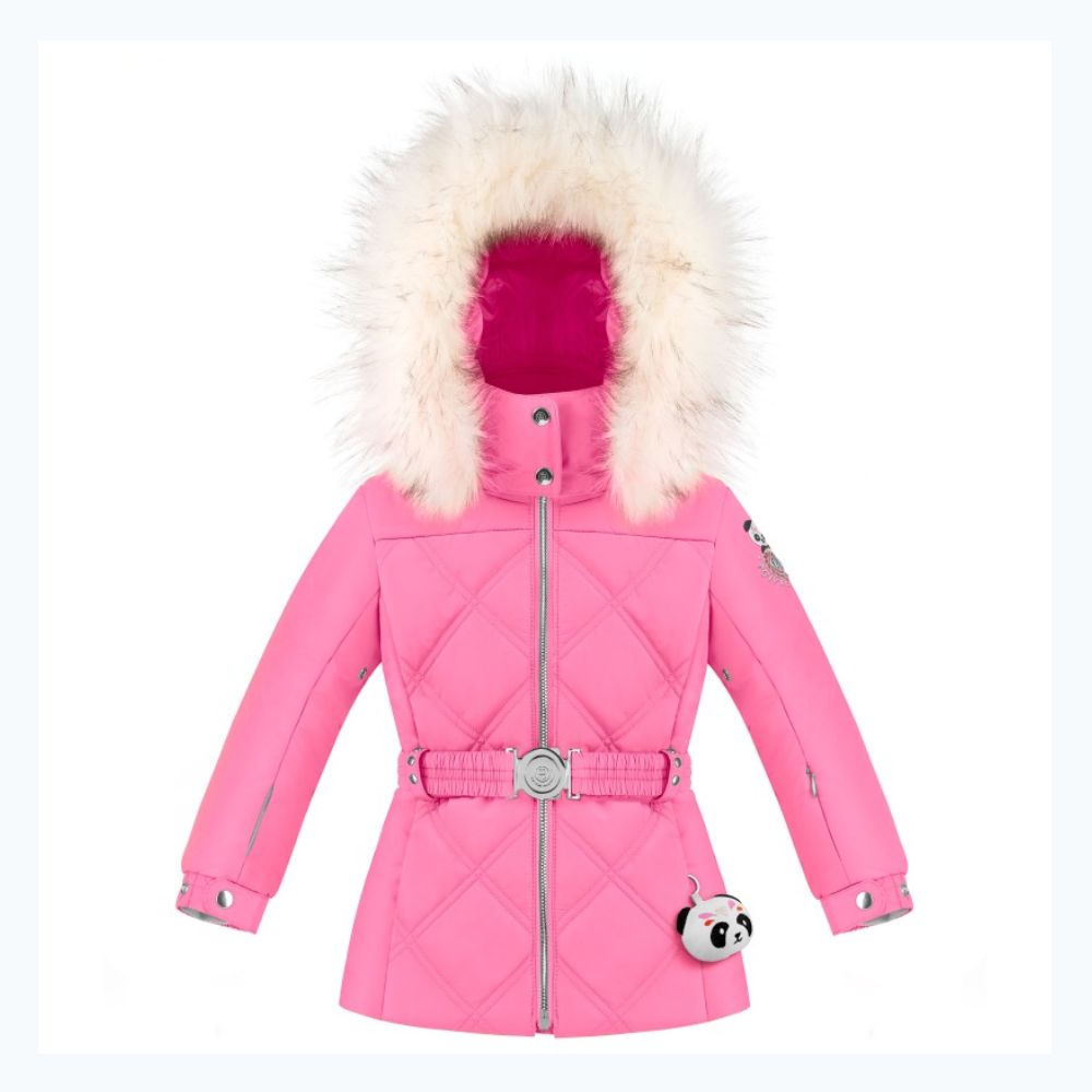 White Pepper Girls' Ski Jacket - Lolly Pink, Waterproof & Warm Winter Coat for Toddlers 2-3 Years | Perfect for Snow Play, Skiing & Outdoor Winter Adventures