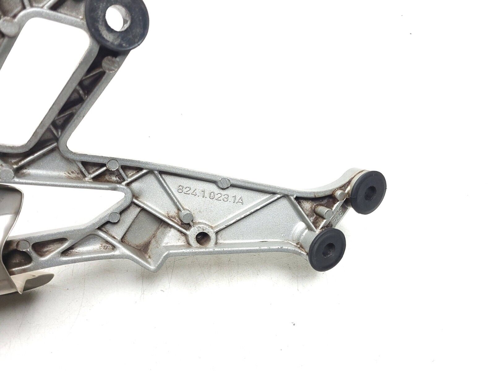 Genuine Ducati Monster M600 M620 Left Side Rearset Foot Peg Bracket Mount OEM Replacement - Perfect for Motorcycle Repair & Racing Upgrades