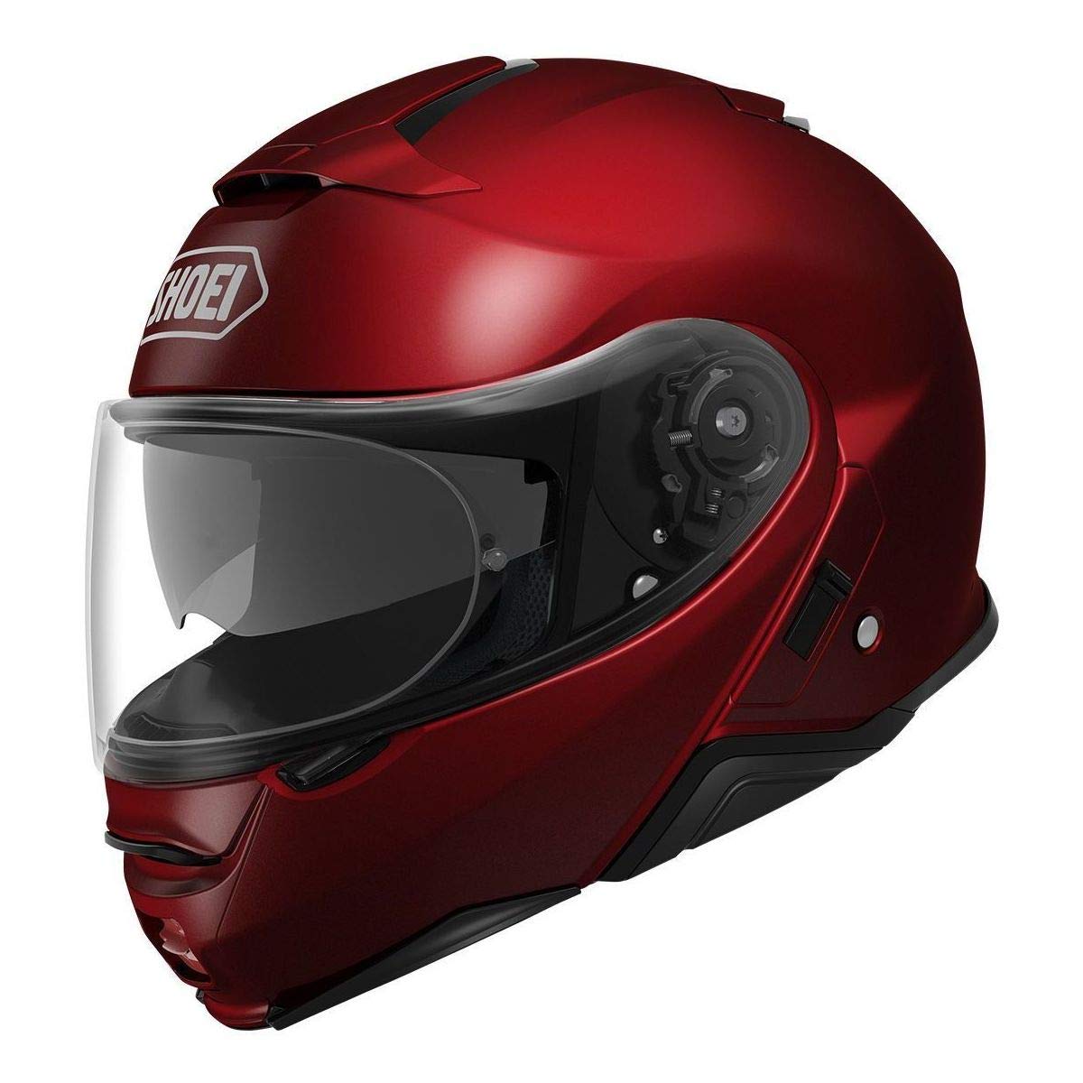 Shoei Neotec II Modular Motorcycle Helmet - Wine Red (Small) - Perfect for Touring, Commuting & Adventure Riding