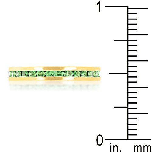Elegant Swarovski Crystal Birthstone Stackable Rings | Dainty Eternity Bands for Women | Perfect for Anniversary Gifts, Mother's Day & Everyday Jewelry