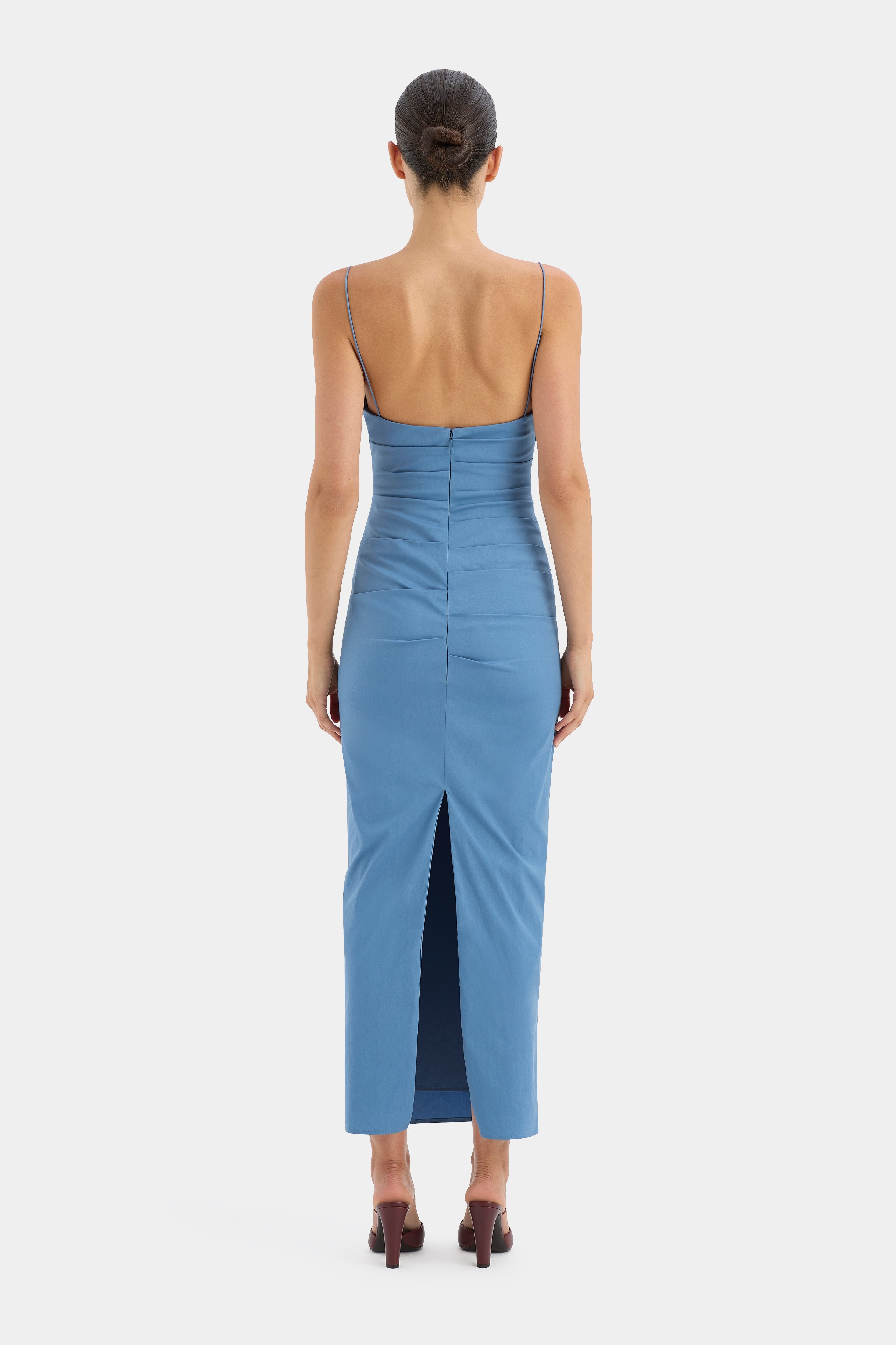 Jones Gown Washed Blue - Stylish and Comfortable Women's Dress for Casual Wear, Parties, and Special Occasions