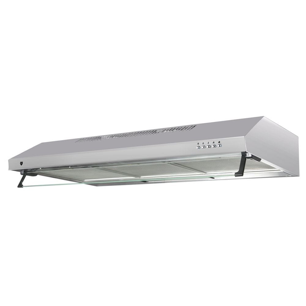 EF EFCH 9101 HM SSL SLIMLINE HOOD 90cm - Stainless Steel Kitchen Range Hood with LED Lighting - Perfect for Modern Home Kitchens & Small Spaces
