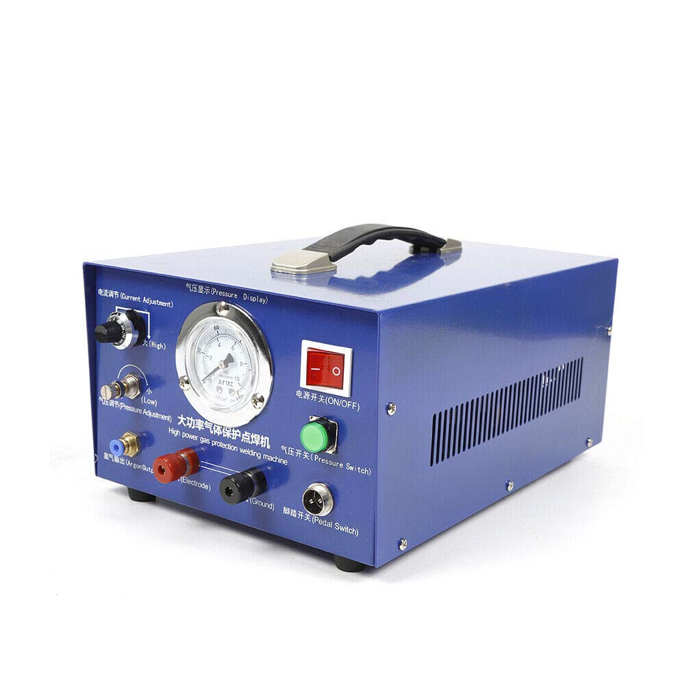 TFCFL Jewelry Spot Welder Machine - 800W Electric Spark Welding Tool with Foot Pedal for Gold & Silver Jewelry Making - 110V, 0.5-80A Adjustable (Small Size) - Perfect for Jewelry Repair, Crafting & Small Metal Work