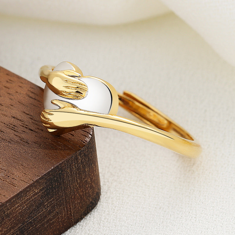 Romantic Heart Shaped Ring for Women - Elegant Valentine's Day Gift for Her - Perfect for Anniversaries, Proposals & Couple Jewelry