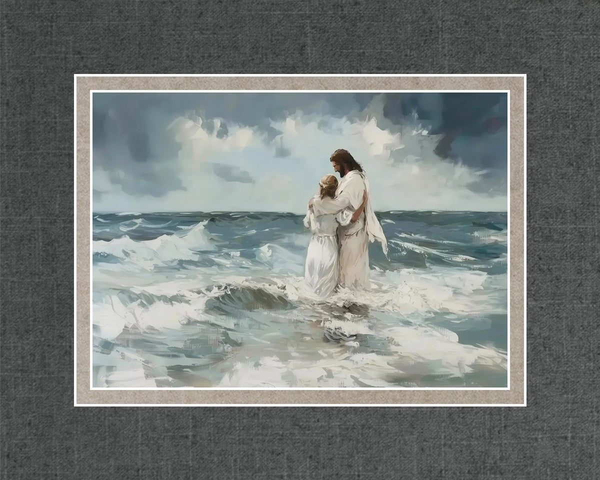 Be Still By Gabriel Heaton - Inspirational Christian Wall Art for Home & Office Decor - Perfect for Living Room, Bedroom, or Gift