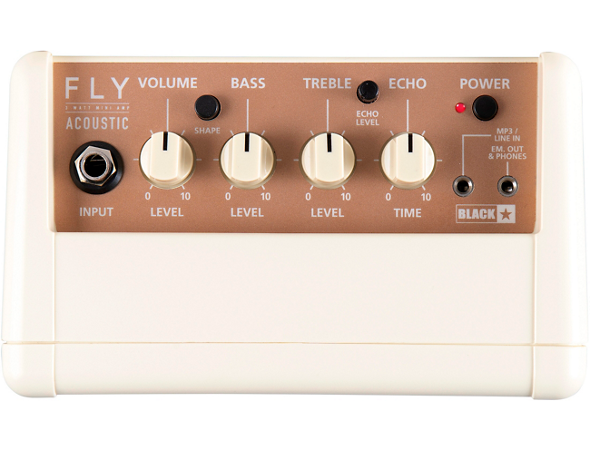 Blackstar Fly 3W Portable Acoustic Guitar Amplifier - Blonde & Tan Finish | Perfect for Home Practice, Street Performance & Travel