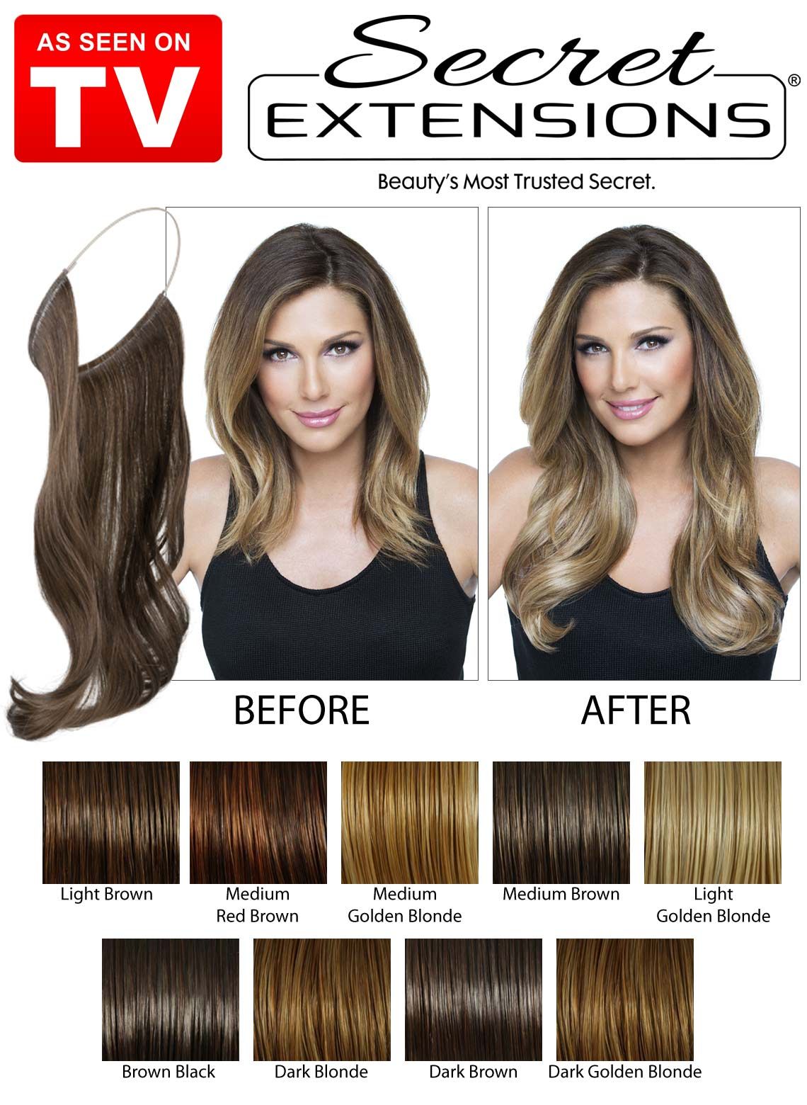Secret Extensions - Premium Hair Extensions for Length & Volume | Perfect for Weddings, Parties & Everyday Styling
