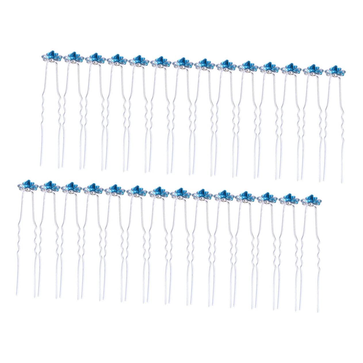 80 Pcs Rose Hair Clips with Pearls & Rhinestones – Elegant Bridal Hair Accessories for Weddings, Prom, Parties & Special Occasions | Minkissy Hair Decor, Hair Forks & Headbands