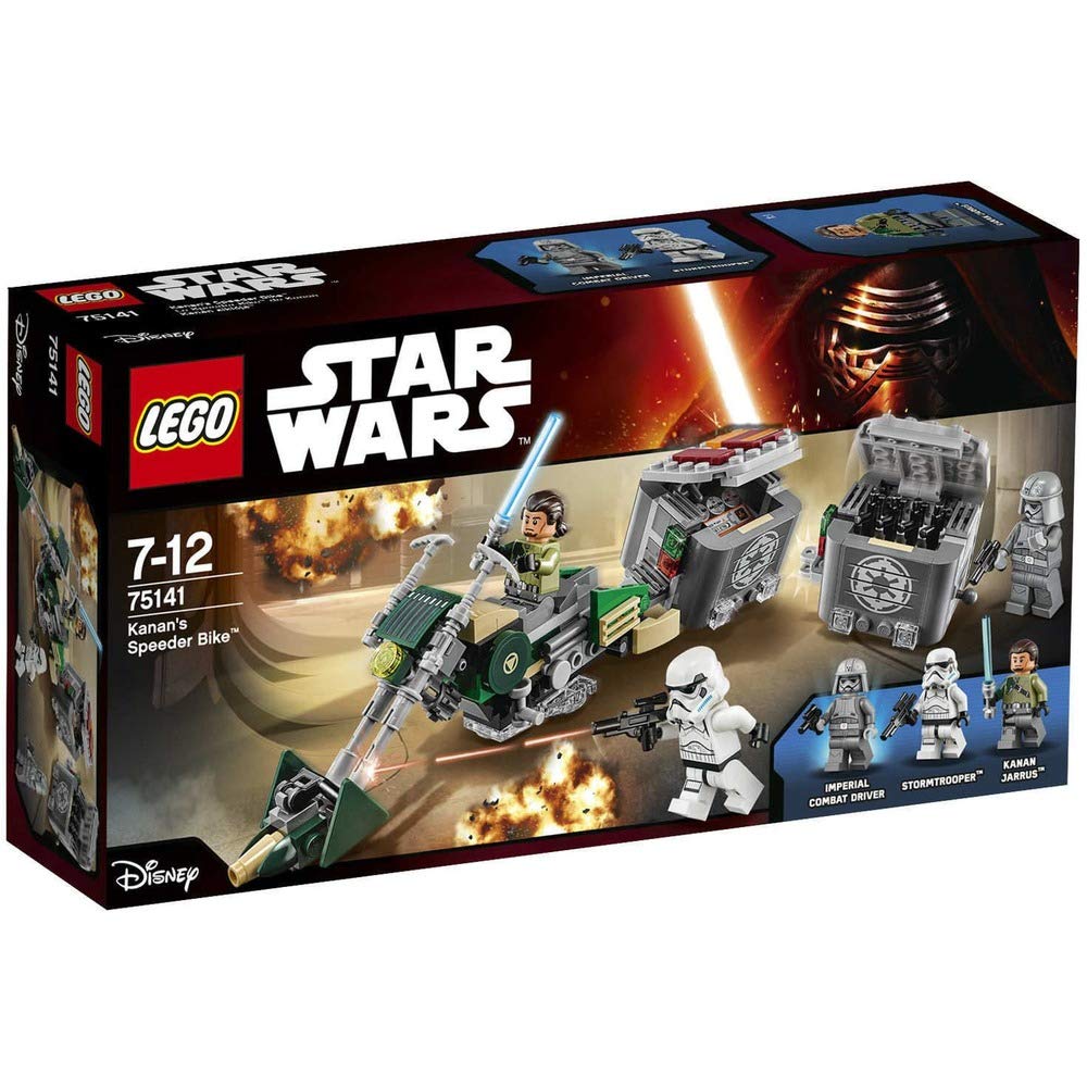 LEGO Star Wars 75141 Kanan's Speeder Bike Building Kit - Star Wars Rebels Toy for Kids & Collectors - Perfect for Play, Display & Gift Giving