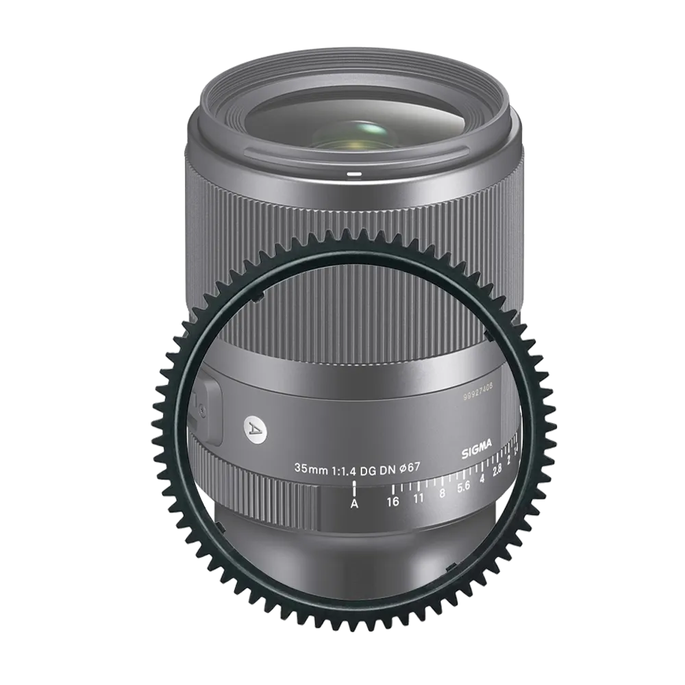 Sigma 35mm F1.4 DG DN Art E Mount Lens Focus Gear - Professional Cine Lens Accessory for Sony E-Mount Cameras, Perfect for Videography & Cinematic Shooting