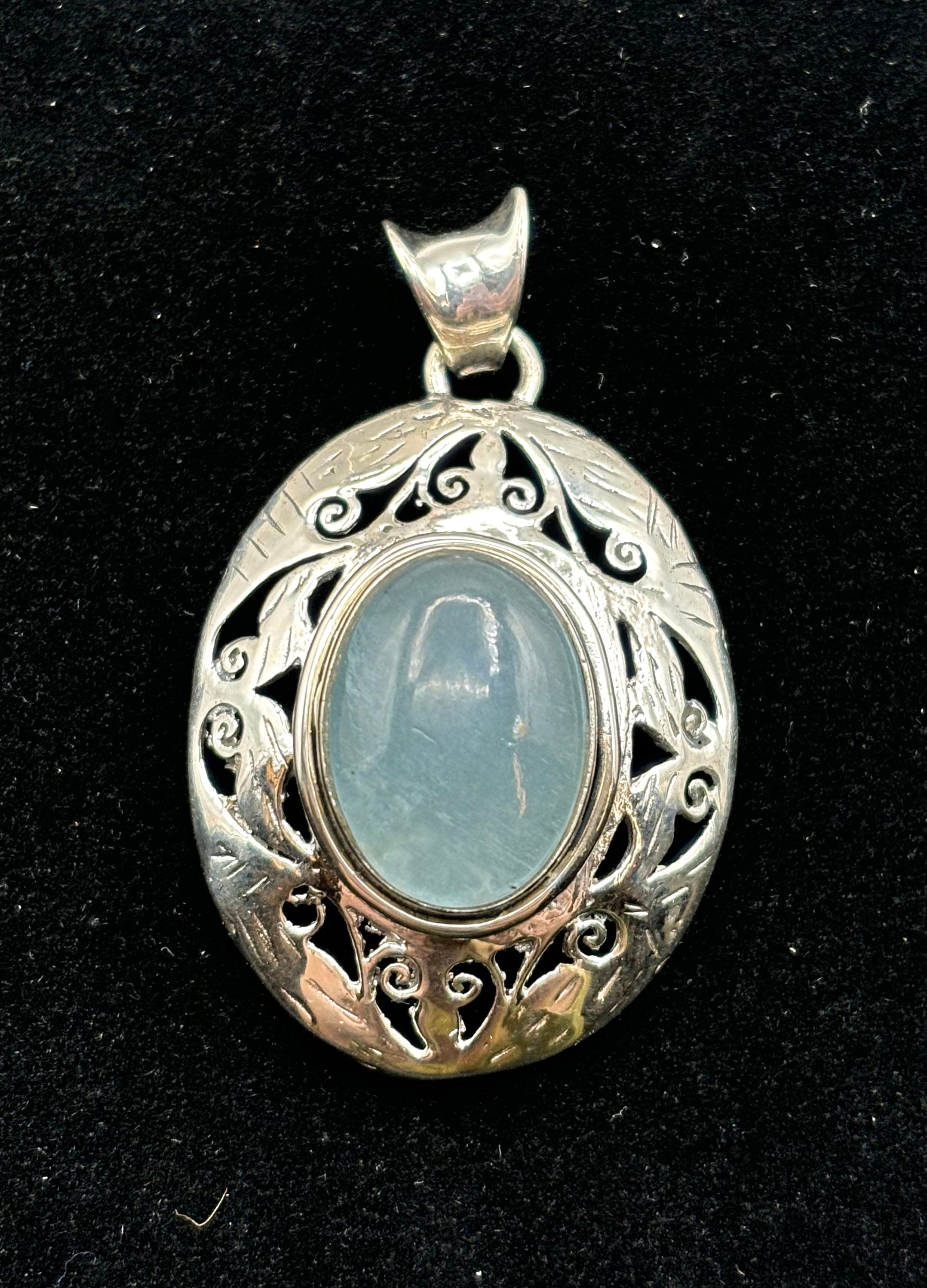 Elegant Aquamarine Sterling Silver Pendant Necklace - Perfect for Birthdays, Anniversaries & Special Occasions
