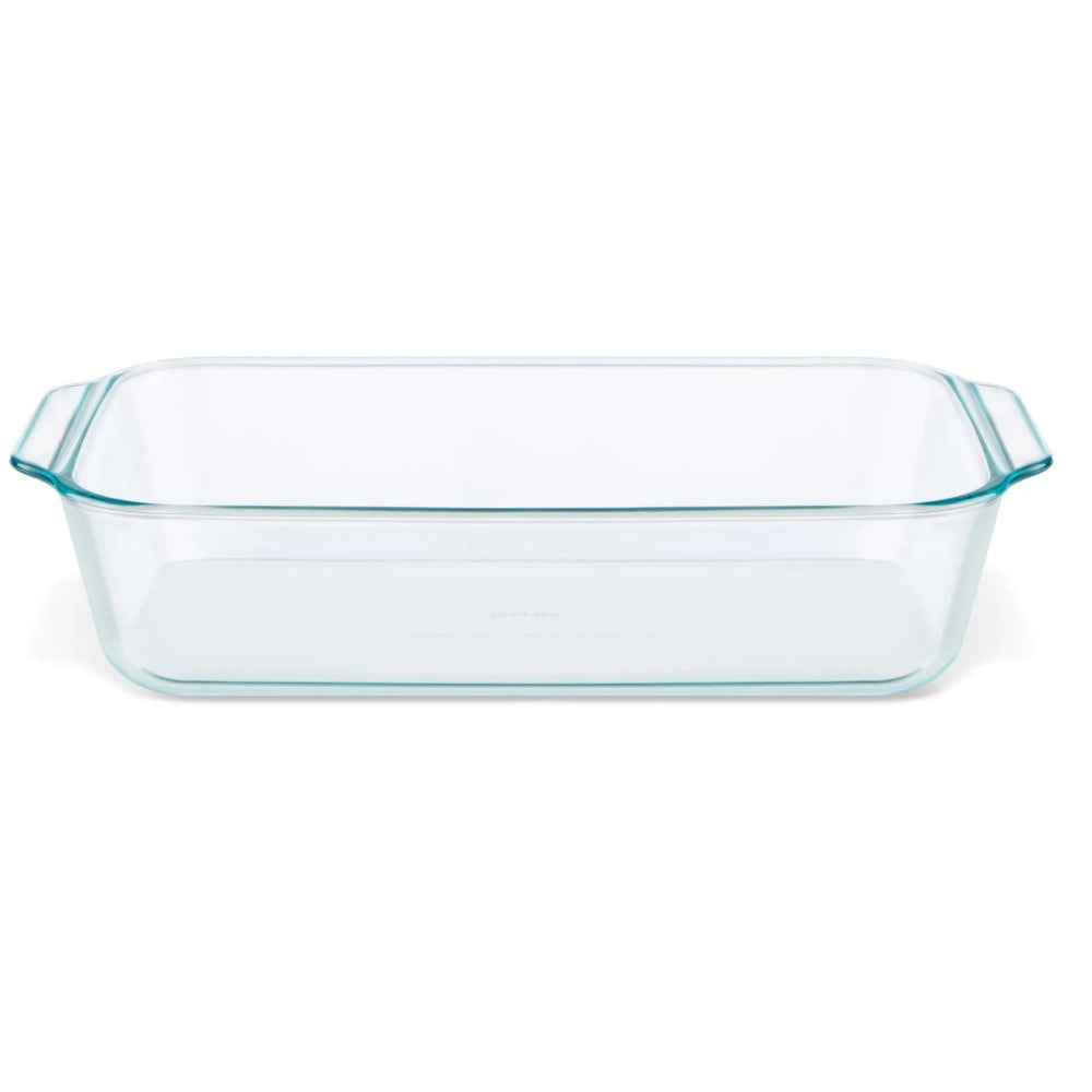 PYREX 1134516 9x13 Inch Deep Baking Dish - Oven Safe Glass Casserole Pan for Lasagna, Cakes, Brownies & Family Meals - Perfect for Holidays, Parties & Everyday Cooking