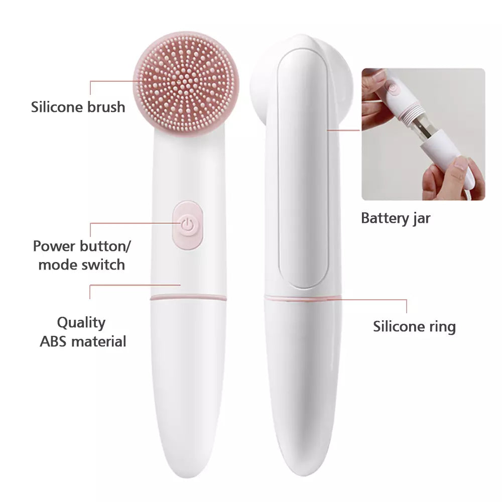 Best Electric Face Cleansing Brush for Deep Pore Cleansing - Waterproof & Rechargeable Skin Care Tool for Acne, Blackheads & Makeup Removal - Perfect for Daily Skincare Routine & Travel