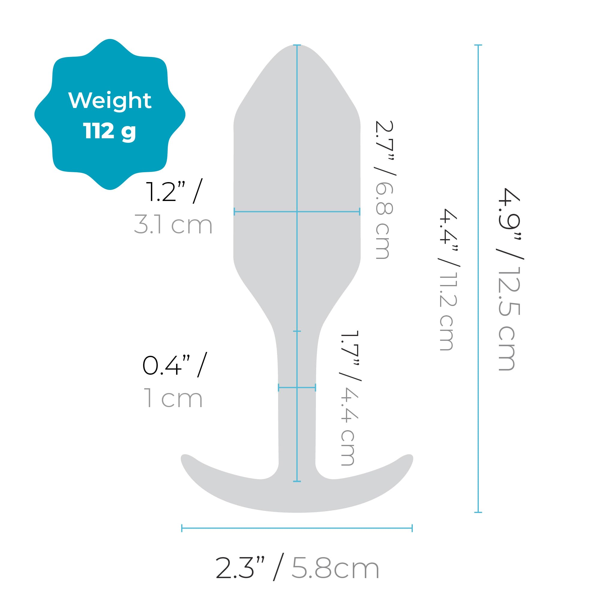 b-Vibe Vibrating Snug Plug 1 Anal Plug - Rose | Silicone Adult Sex Toy for Couples & Anal Training | Waterproof & Rechargeable Butt Plug for Enhanced Pleasure & Sexual Stimulation | Perfect for Solo Play & Intimate Moments