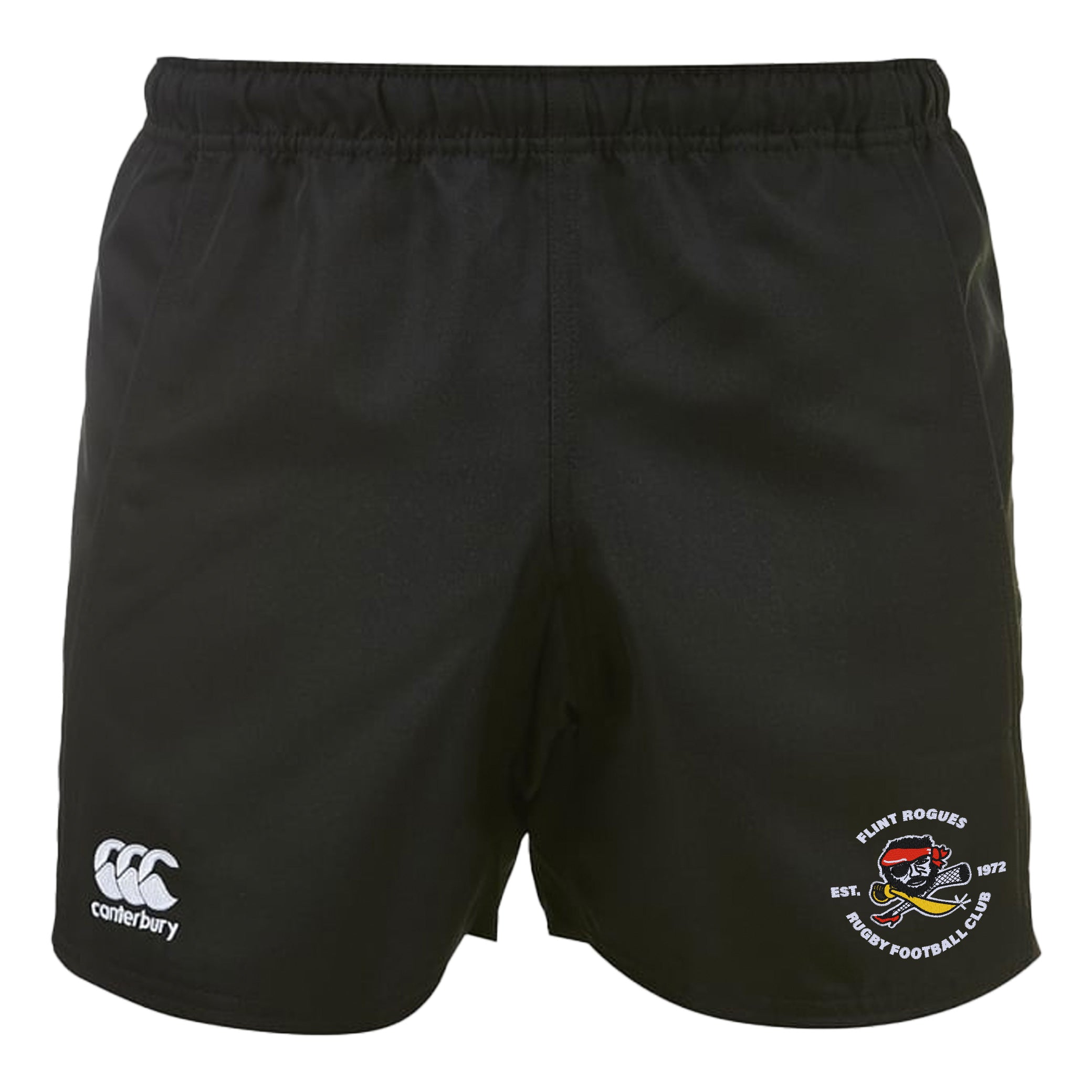 Flint Rogues RFC CCC Advantage Rugby Shorts - Men's Breathable Quick-Dry Rugby Shorts for Training & Matches - Perfect for Rugby, Football, and Outdoor Sports