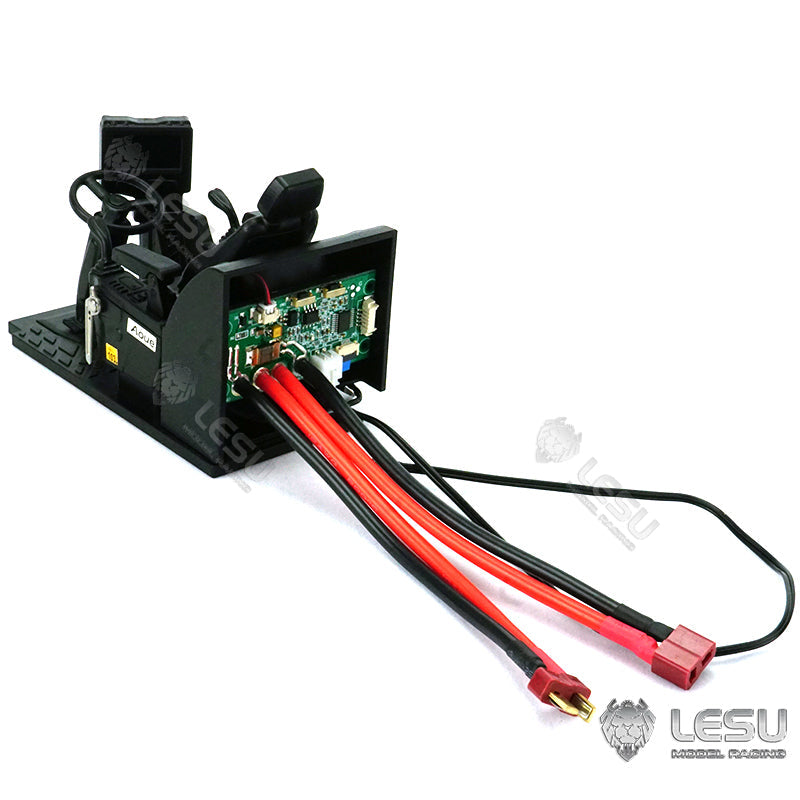 1/14 LESU PC360 Metal Excavator Truck Tracks Kit with Sprocket, ESC Motor & Metal Cabin - Heavy Duty Grab Grapple Bucket for RC Construction Vehicles - Perfect for RC Model Building, Construction Simulation & Collectors