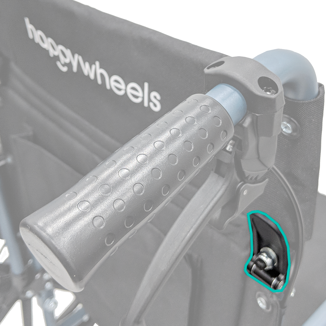 HappyWheels Hero Wheelchair Replacement Parts - Durable Mobility Aid Accessories for Home & Outdoor Use