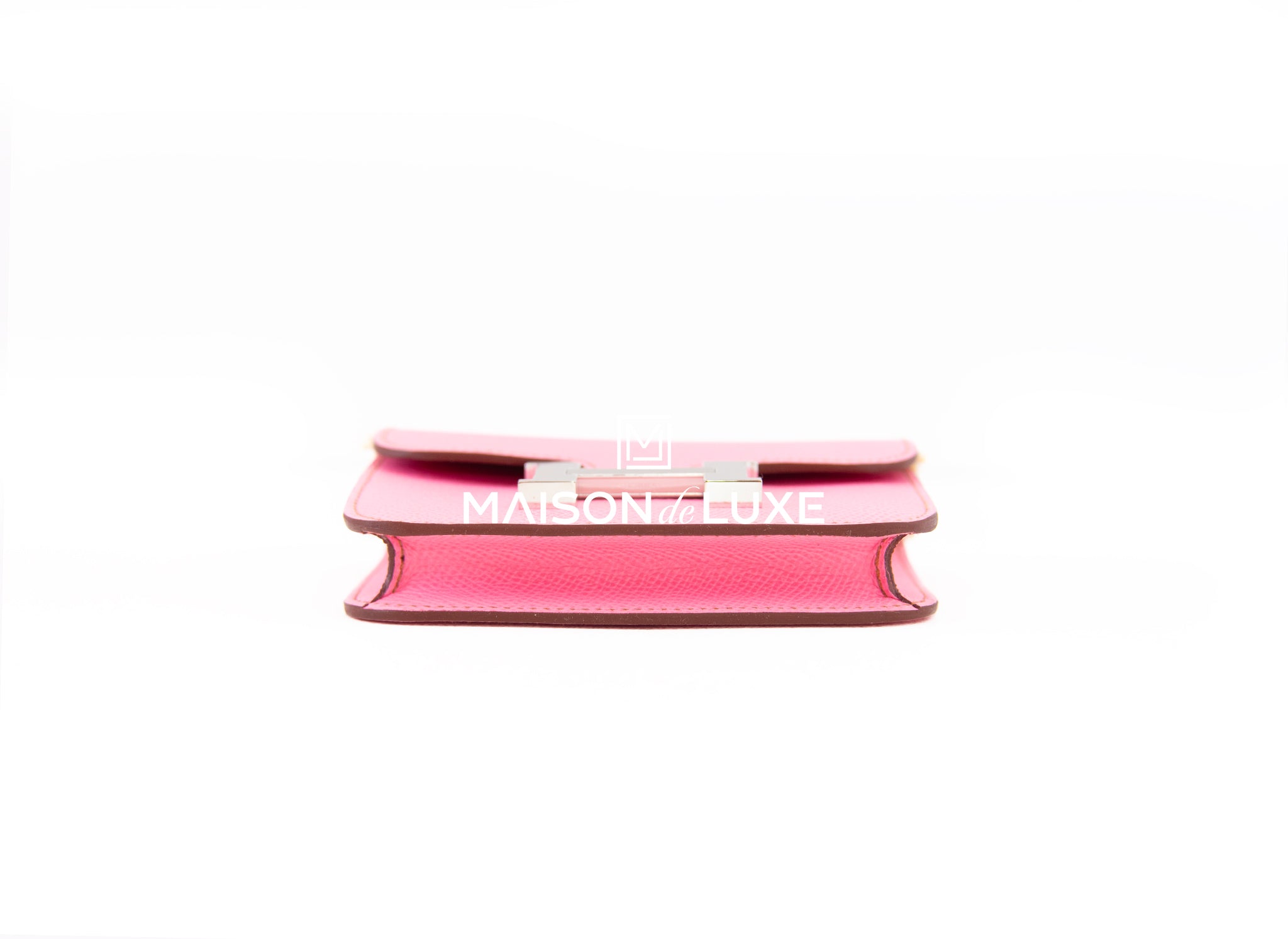 Hermes Constance Slim Wallet 5P Pink - Luxury Leather Card Holder for Women | Perfect for Everyday Use, Travel & Special Occasions