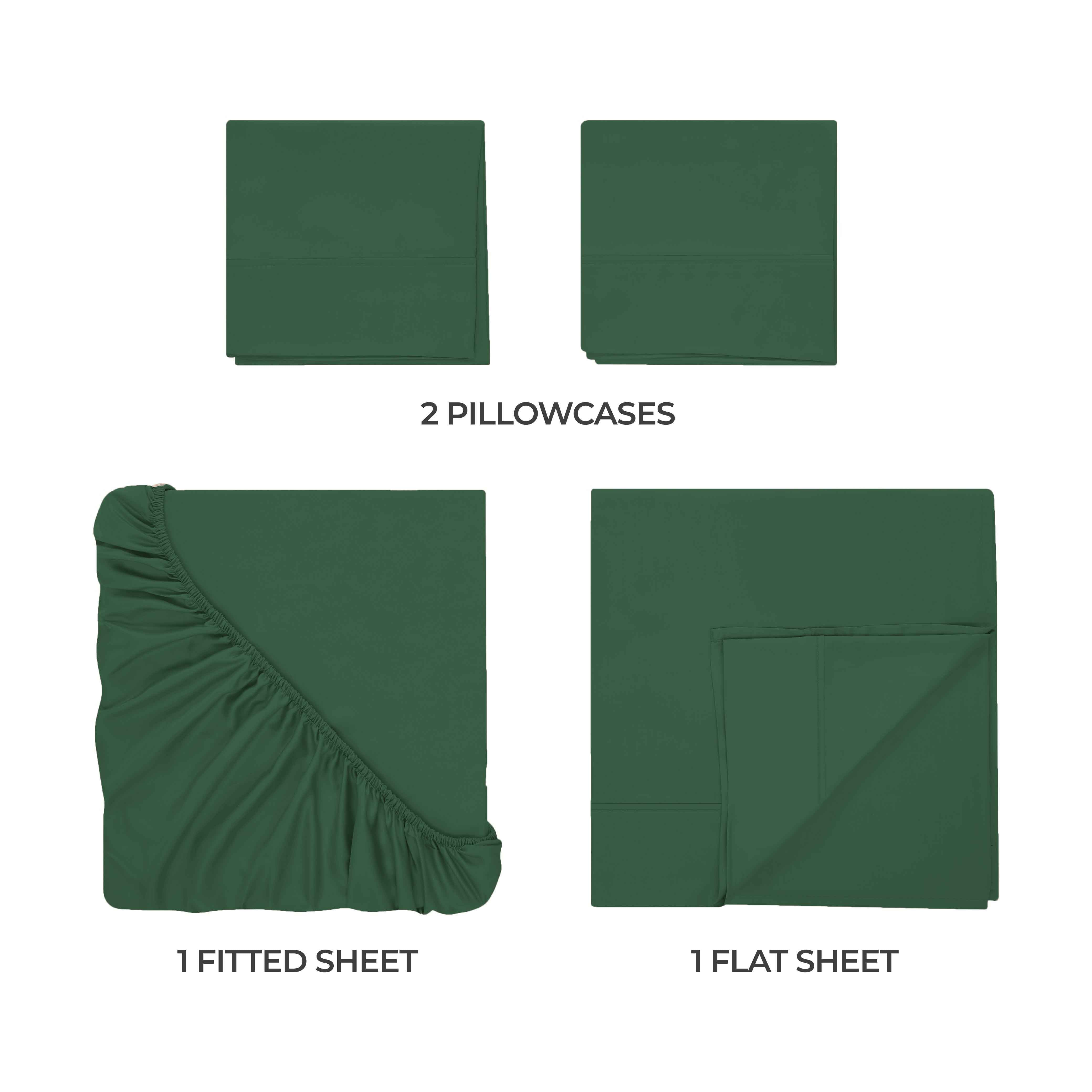 Premium 400 Thread Count Egyptian Cotton Bed Sheet Set - Soft, Breathable & Durable for Luxury Bedroom Comfort