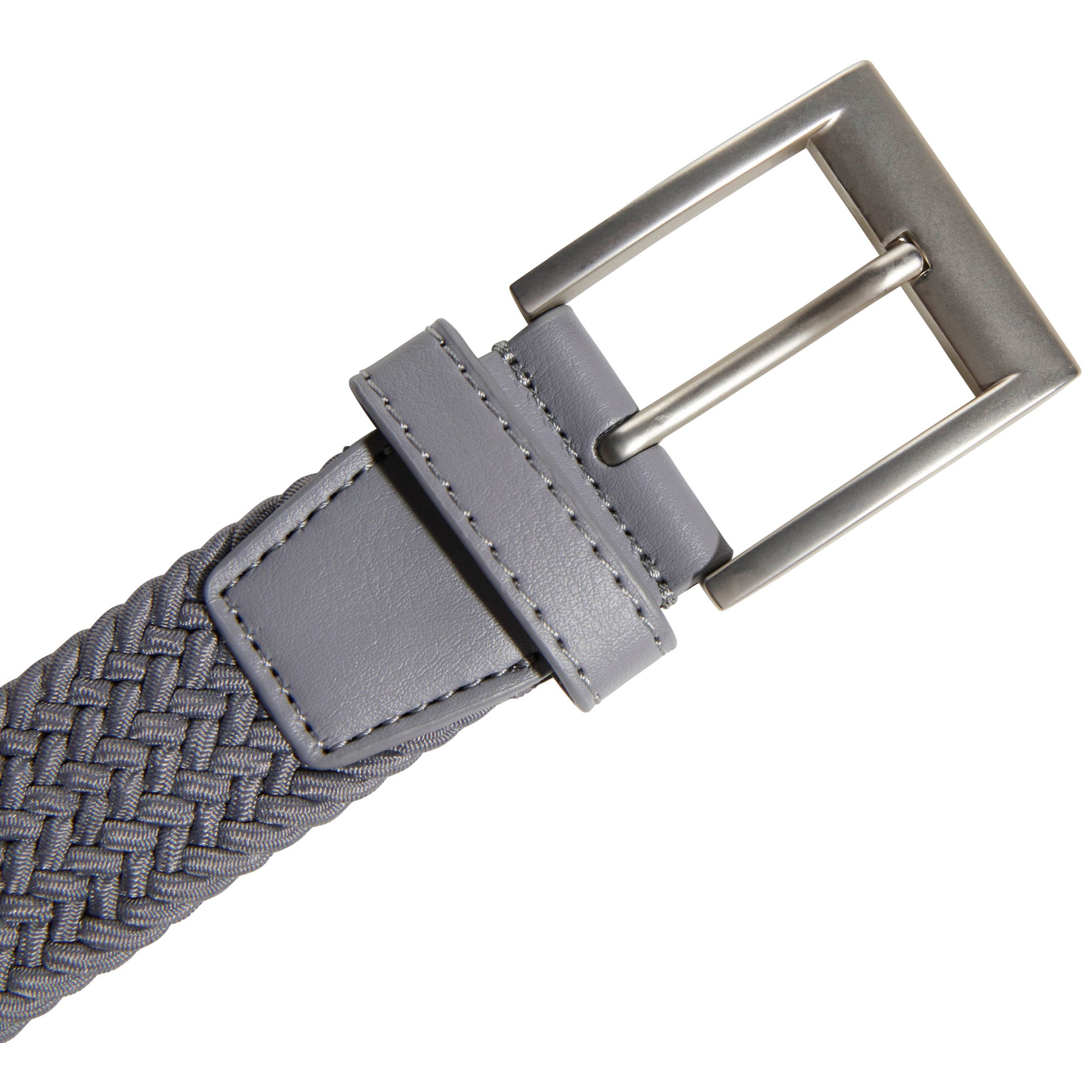Adidas Men's Stretch Braided Golf Belt - Grey | Adjustable & Comfortable for Golf, Casual & Business Wear