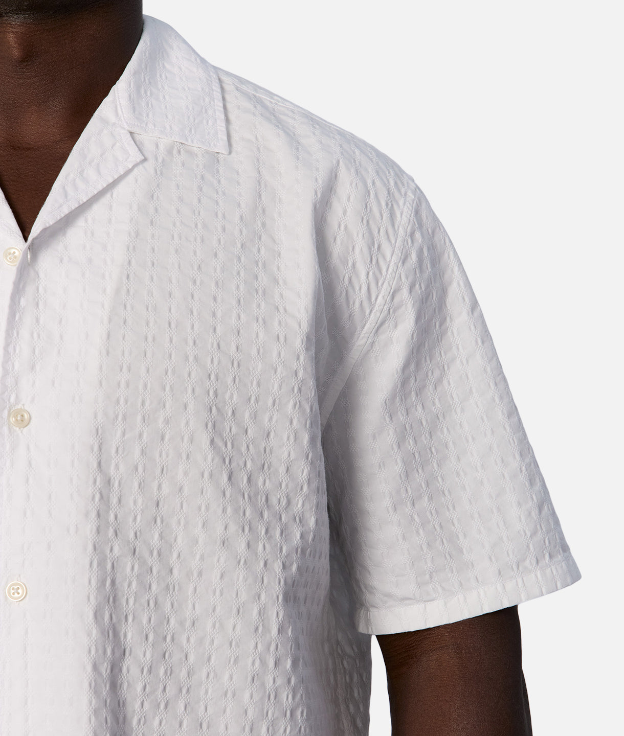 Cristo Short Sleeve Shirt for Men - Premium Off White Casual Button Down Shirt | Perfect for Summer Outfits, Office Wear & Weekend Style