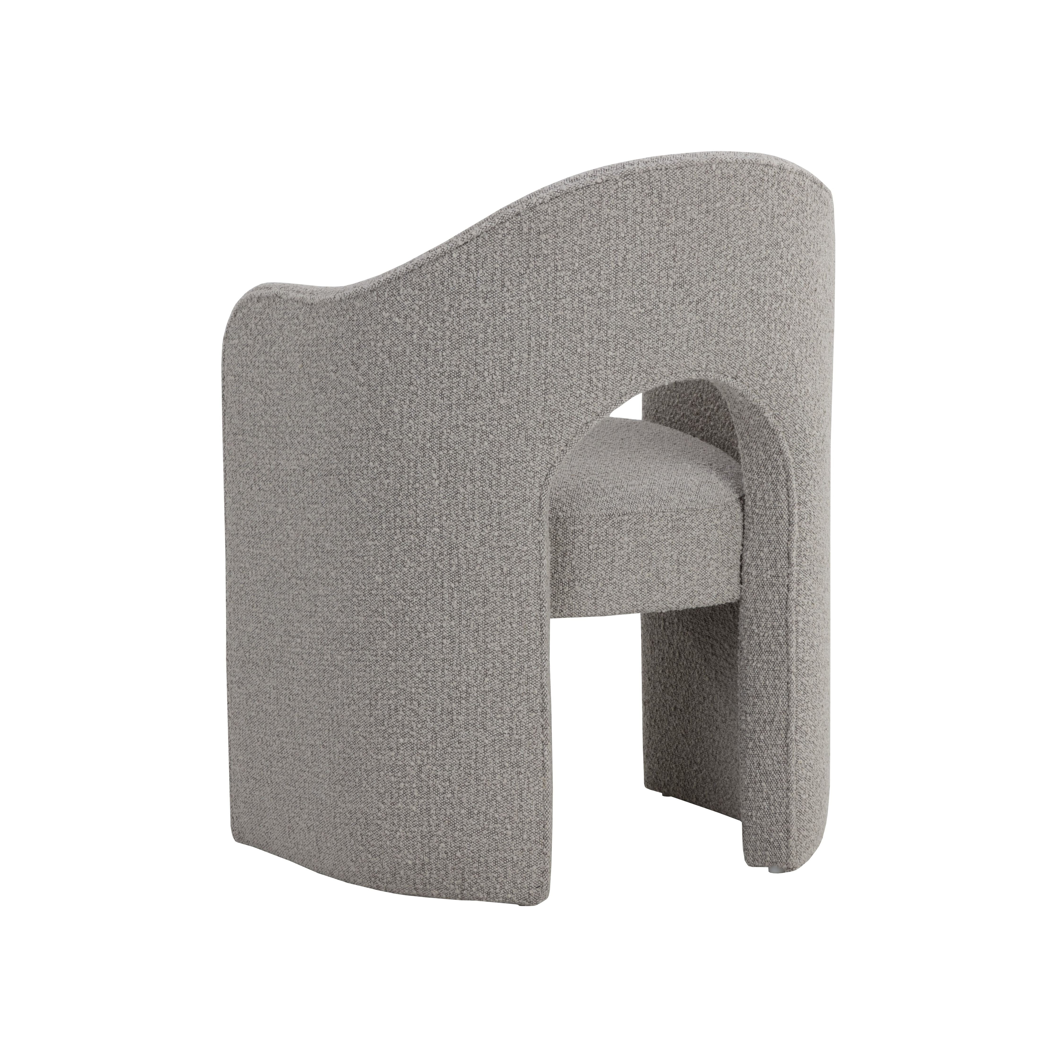 Anaya Dining Armchair - Modern Upholstered Chair in Cappuccino Brown - Perfect for Kitchen, Dining Room, and Home Office