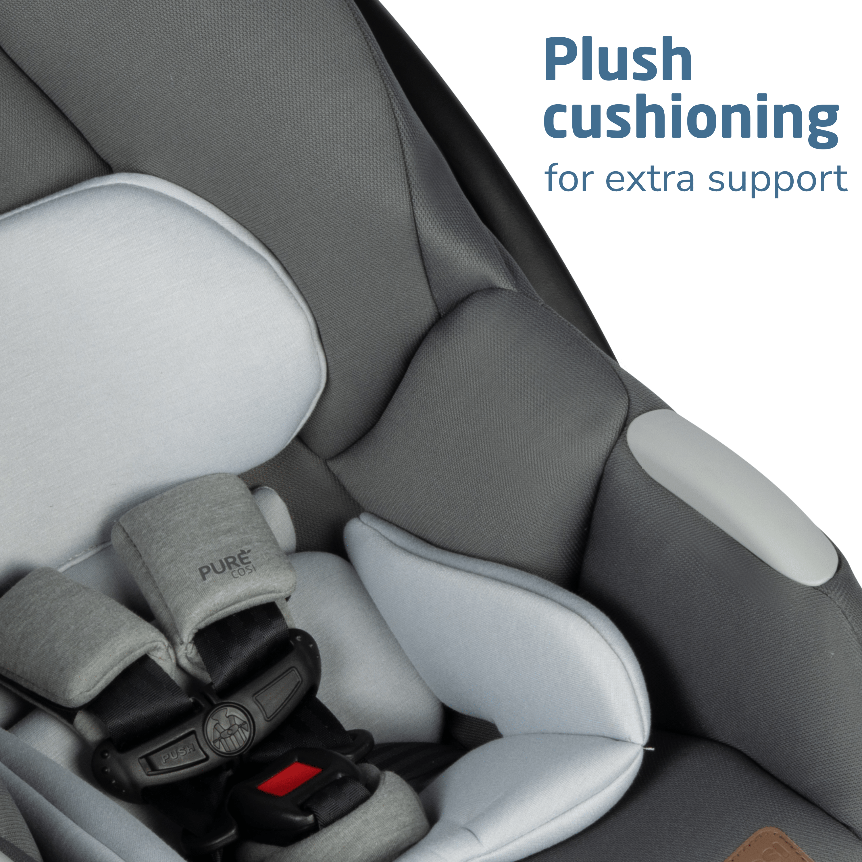 Maxi Cosi Mico Luxe Infant Car Seat with Vegan Leather Grip - Premium Baby Safety for Newborns | Perfect for Travel, Shopping & Daily Commutes