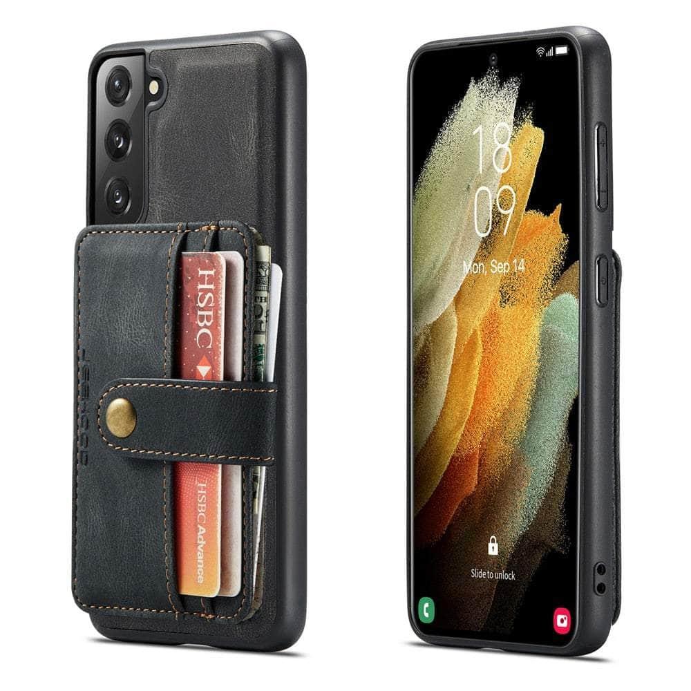 Premium Leather Card Slot Case for Samsung Galaxy S22 Plus - Slim Protective Wallet Cover with RFID Blocking - Perfect for Everyday Use, Travel & Business