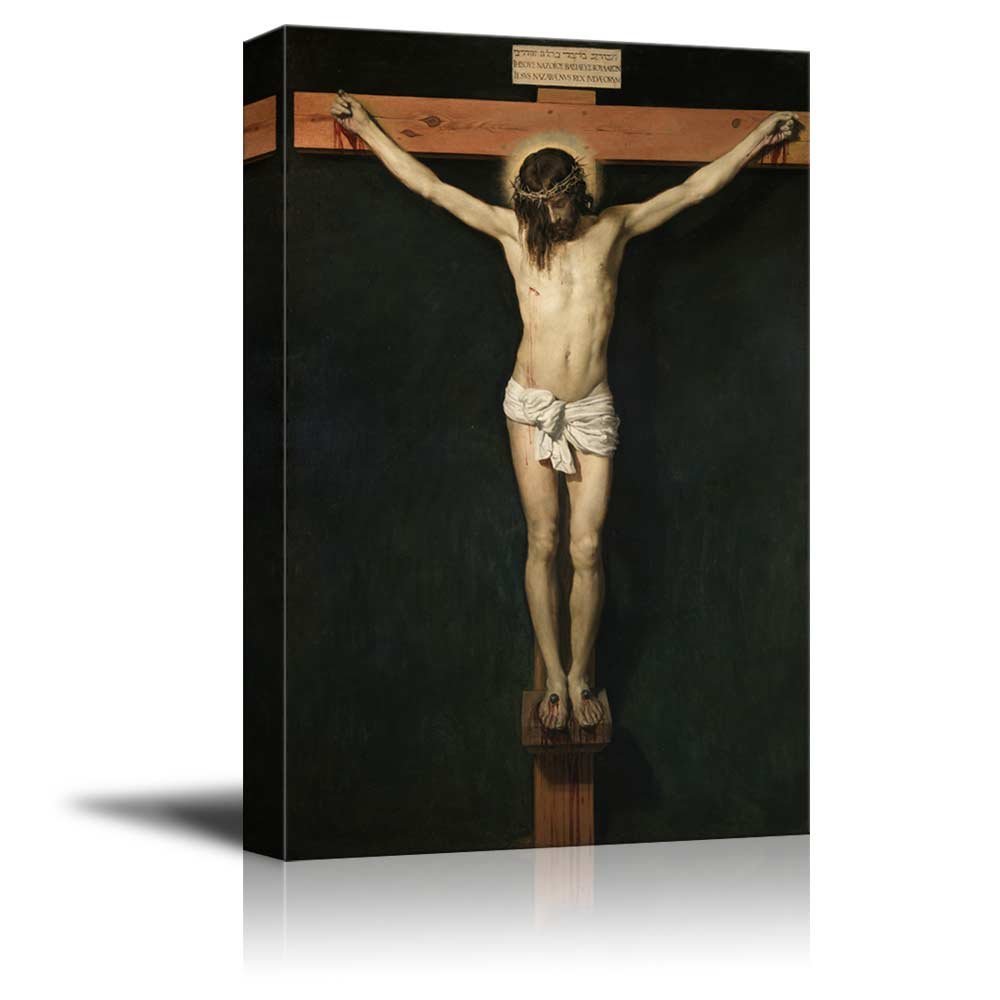 Wall26 - Diego Velazquez 'Christ Crucified' Canvas Wall Art Print - 32