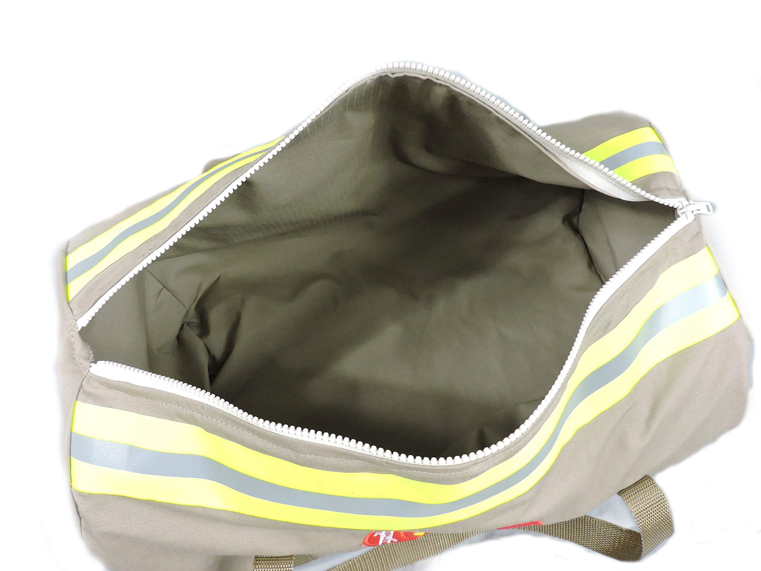 Personalized Firefighter Duffle Bag - Large Overnight Gym Bag for Travel, Workouts & First Responders | Durable Carry-On with Name Customization