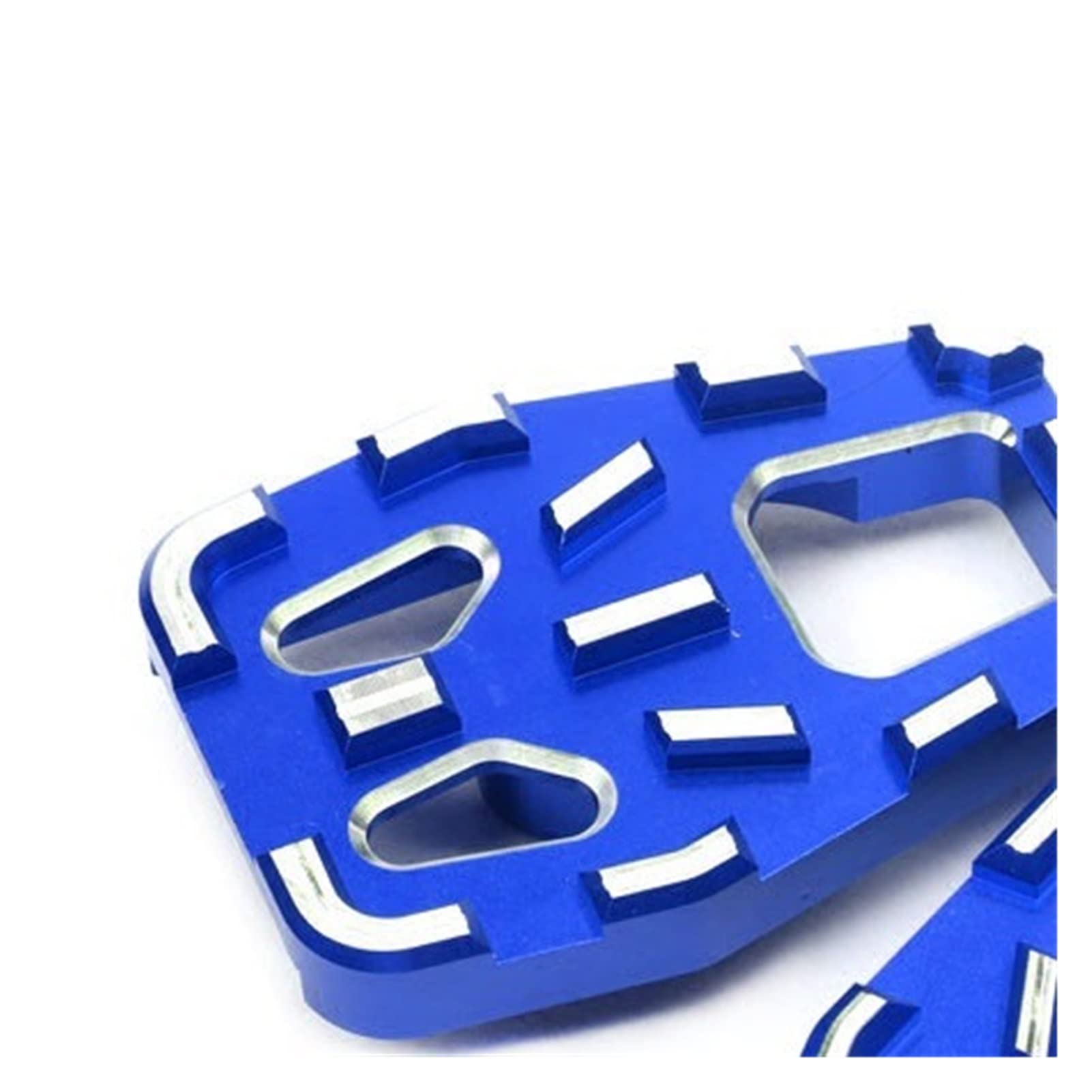 Honda CRF1000L Africa Twin Adventure Sports 2014-2019 Wide Foot Pegs - Billet MX Rest Replacement Upgrade Accessories (Blue) - Durable Off-Road Motorcycle Parts for Adventure Touring & Trail Riding