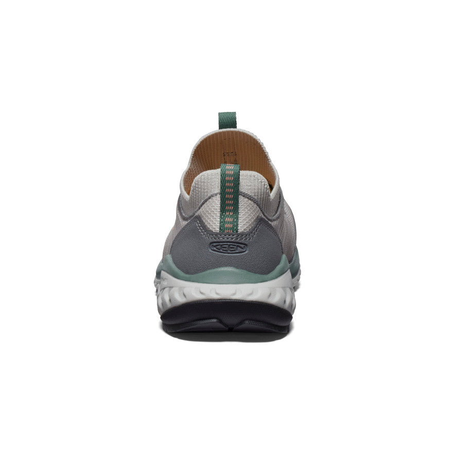 Women's Arvada Steel Toe Work Sneakers - Slip Resistant Safety Shoes for Women, Carbon Toe, Steel Grey/Granite Green - Perfect for Construction, Warehouse & Industrial Work