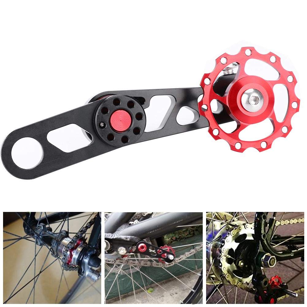 Premium Bike Crank Arm Set & Chain Tensioner - Single Speed Adjuster for Folding Bikes, Rear Derailleur Chain Stabilizer - Perfect for Urban Commuting, Road Cycling & Bike Maintenance