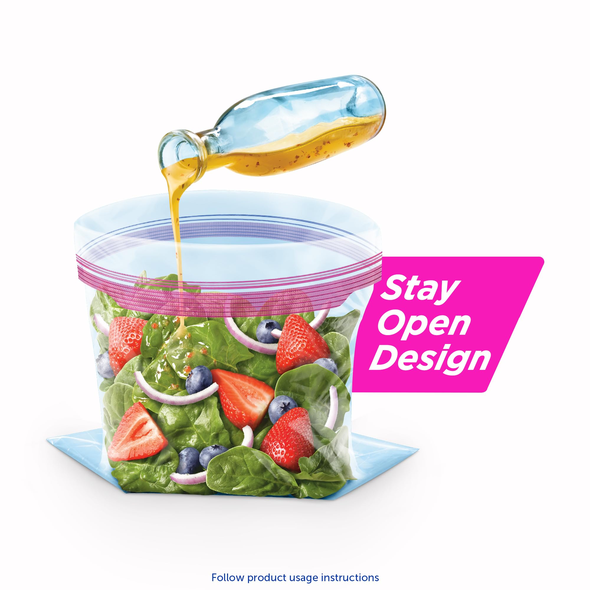 Ziploc Food Storage & Sandwich Bags Variety Pack - 166 Bags | Stay-Open Design with Stand-Up Bottom | Easy Fill | Perfect for Meal Prep, Lunches & Leftovers