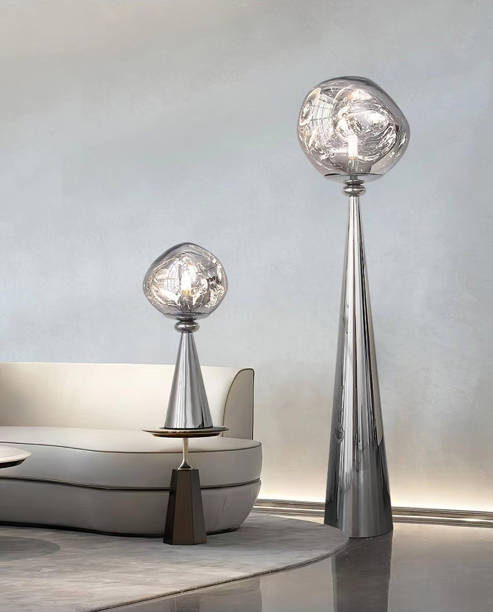 Lava Cone Table Lamp - Modern Volcanic Rock Design LED Night Light for Bedroom, Living Room & Office Decor - Perfect for Relaxation & Ambient Lighting