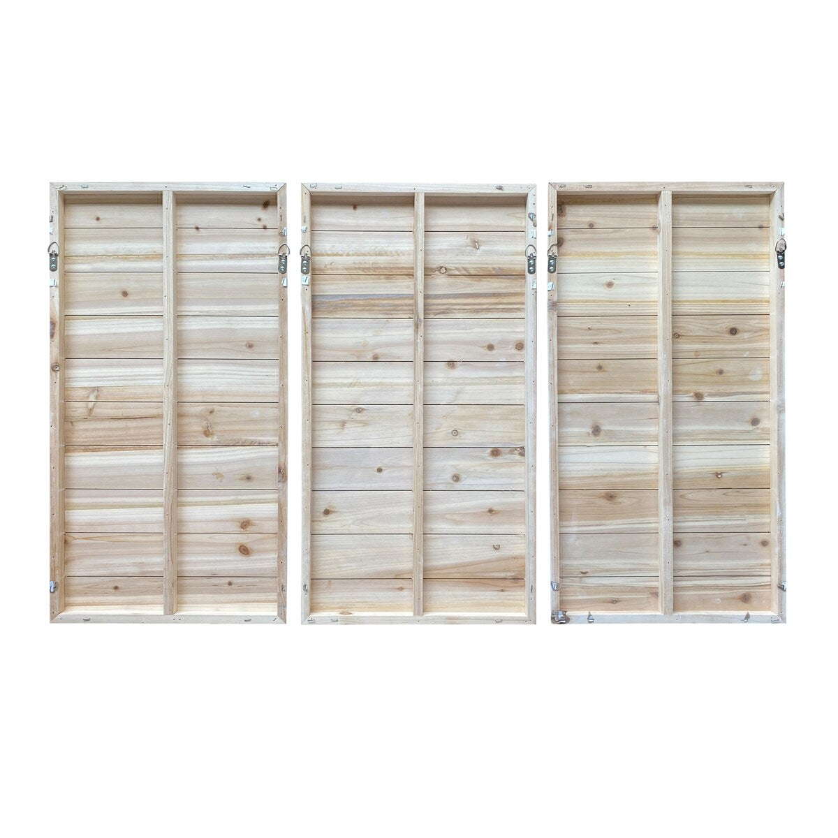 Birds and Blossoms 3-Piece Wood Wall Art Set - Rustic Planked Wooden Decor for Living Room, Bedroom & Office - Nature-Inspired Home Decor
