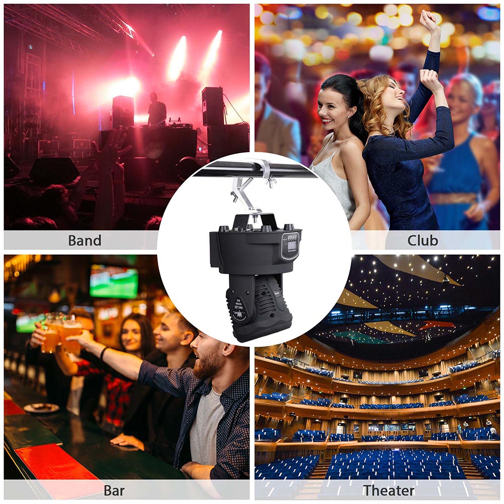5.6x5.6 Inch Heavy Duty Stage Light Hook - DJ Lighting Clamp Mount for Party, Concert & Theater Equipment - Secure Clamp for Spotlights, Par Cans & Stage Lights