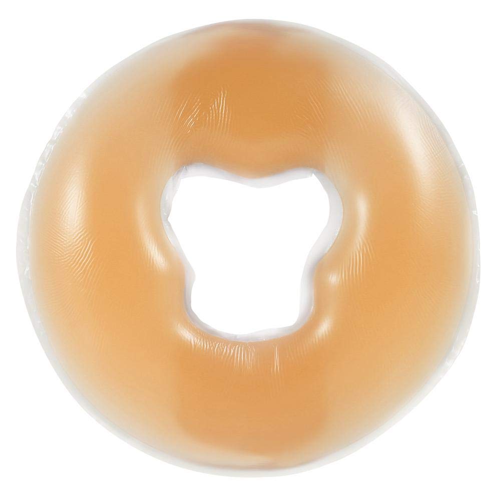 Spa Massage Silicone Face Pillow - Ergonomic Beauty Bed Pillow for Facial & Body Massage, Comfortable Lying Support - Beige | Perfect for Spa, Salon, Home Relaxation & Professional Massage Therapy