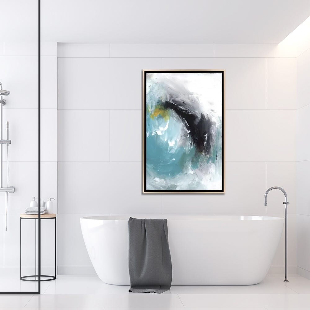 PI Studio Framed Aquamarine I - Elegant Wall Art for Living Room, Bedroom & Office Decor