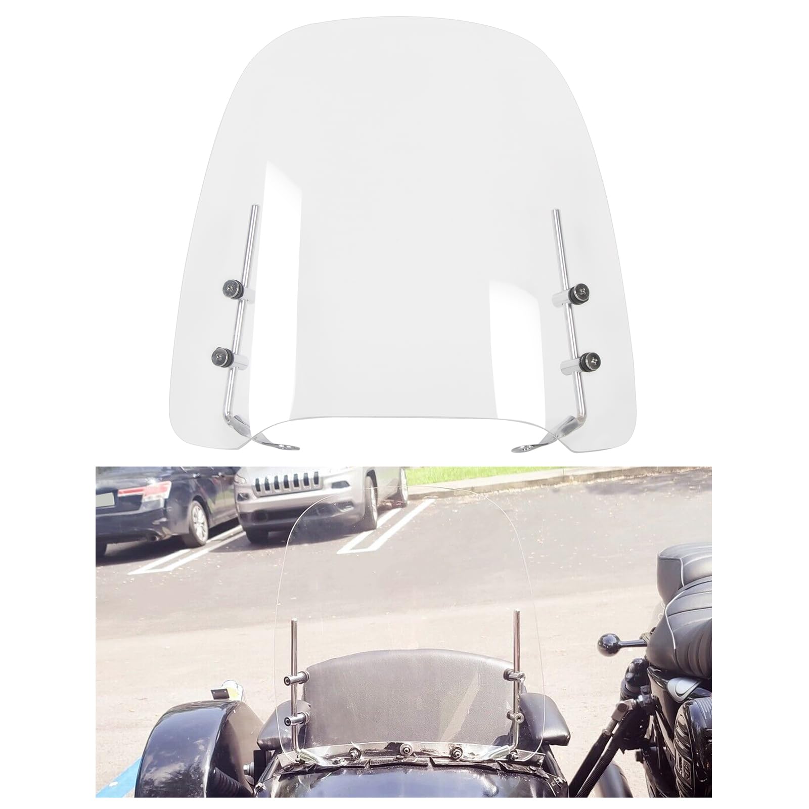 Universal Motorcycle Windshield 14.3