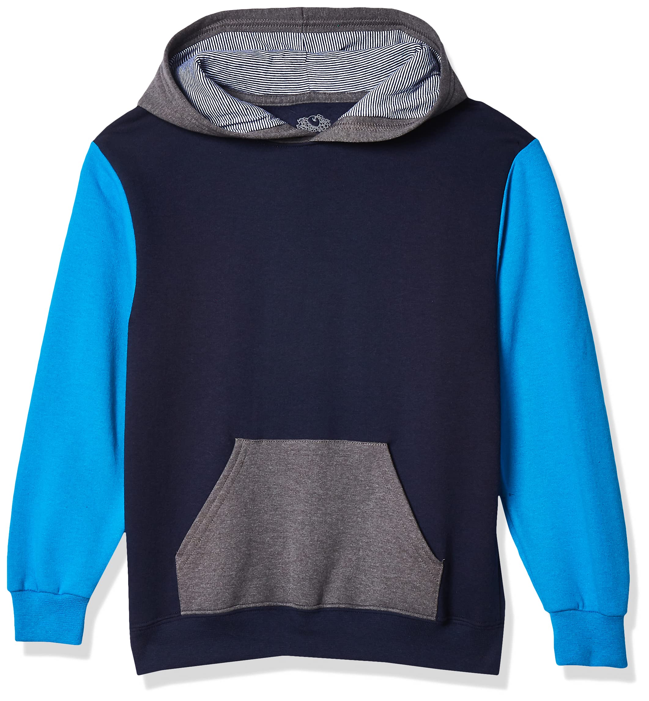 Fruit of the Loom Boys Fleece Sweatshirts & Hoodies Set with Sweatpants - Navy/Pacific Blue, Small US - Cozy Winter Outfits for School & Playtime