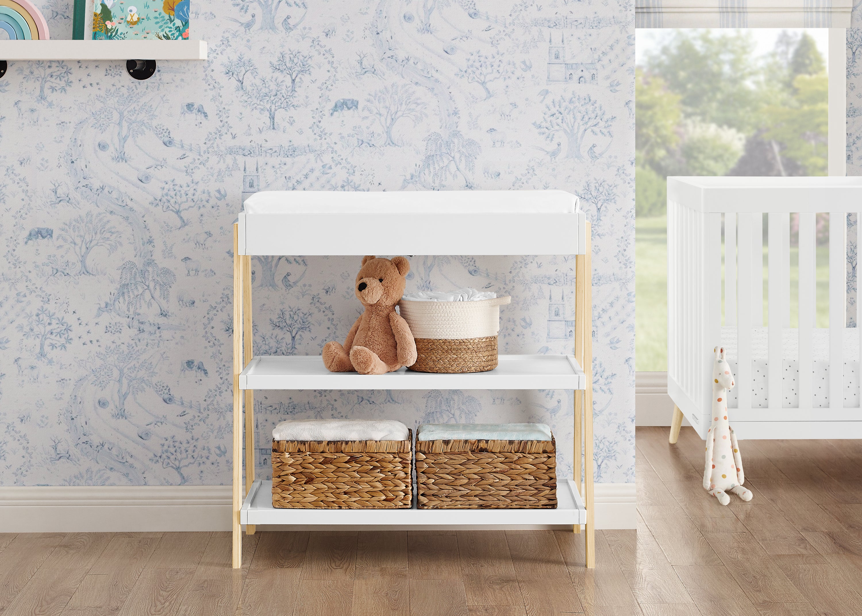 Scout Changing Table - Portable Baby Diaper Changing Station with Safety Straps & Storage Pockets | Perfect for Nursery, Travel & On-the-Go Parents