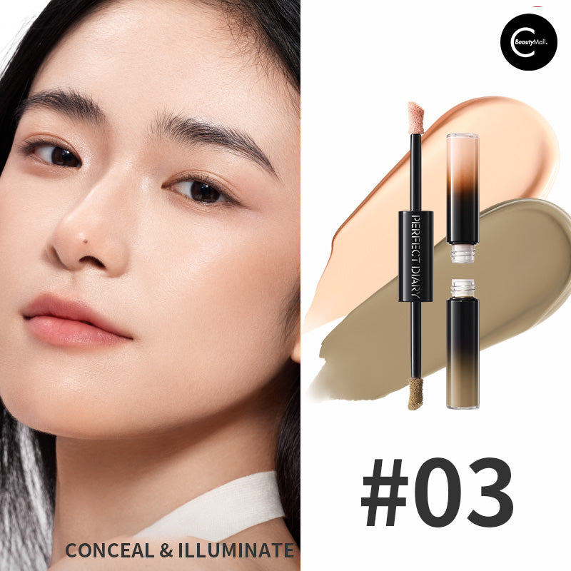 Perfect Diary Dual Ended Cheek & Lip Bouncy Tint - Long Lasting Waterproof Makeup for Blush & Lip Stain | Great for Everyday Wear, Date Night & Special Occasions