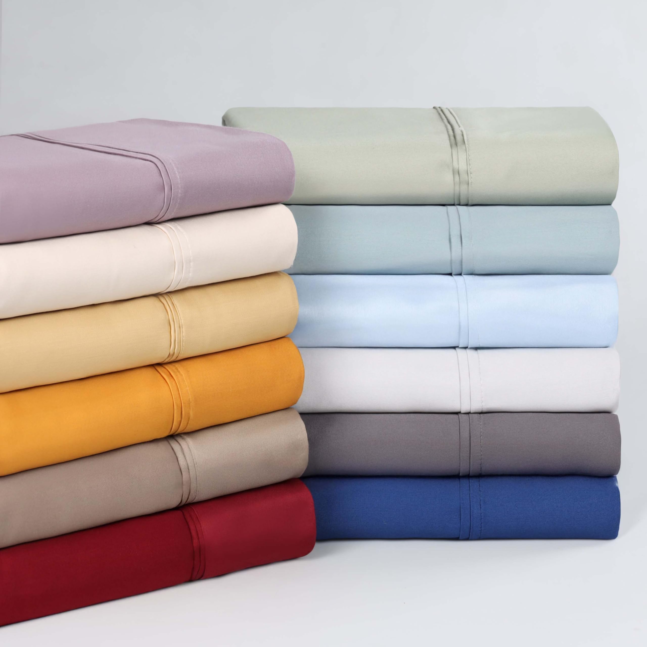 Premium 1200-Thread Count Egyptian Cotton Queen Sheet Set - 18