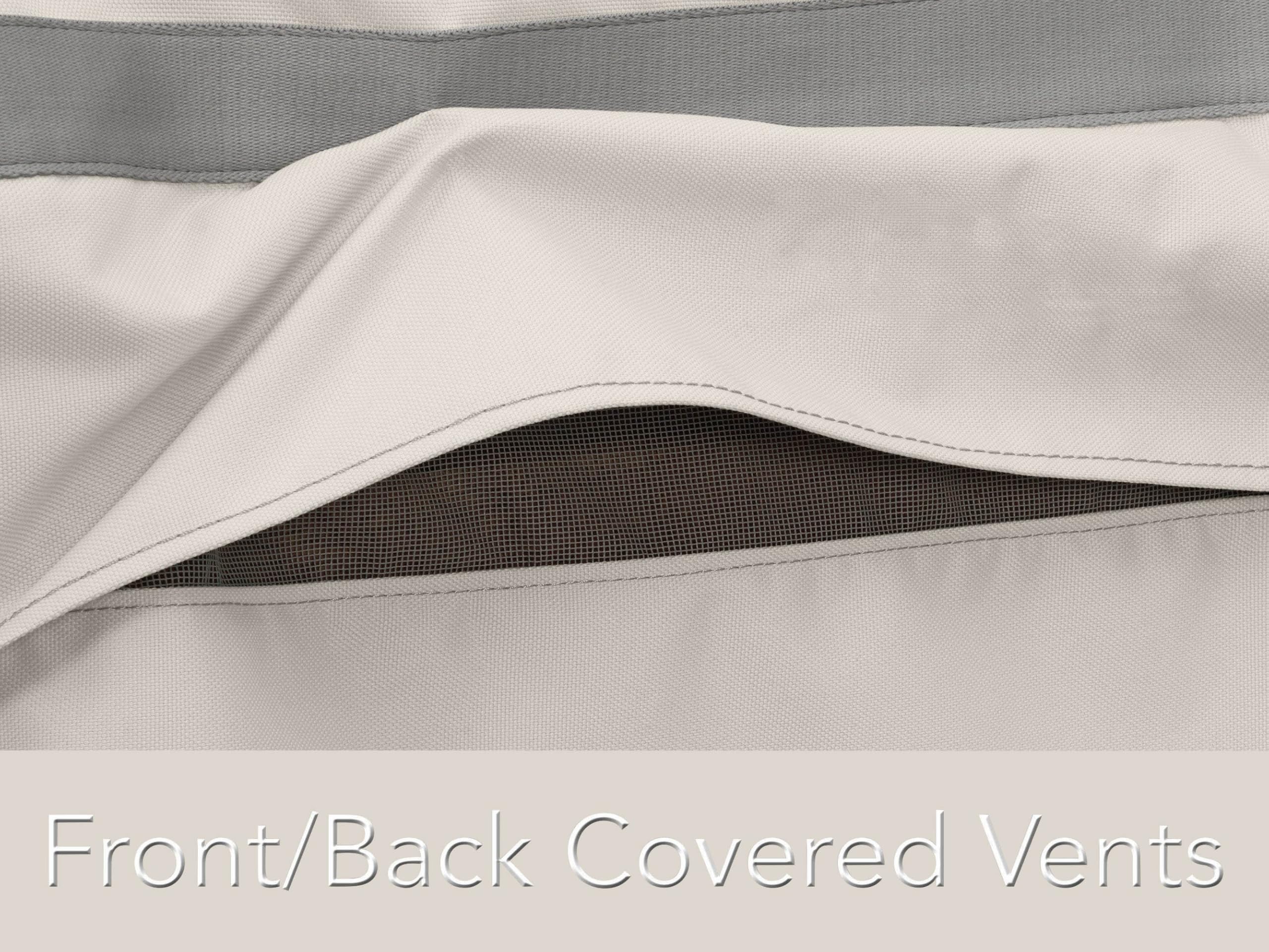 Covermates Square Patio Accent Table Cover - Waterproof 900D Polyester Outdoor Furniture Protector for Ottoman & Side Tables (42