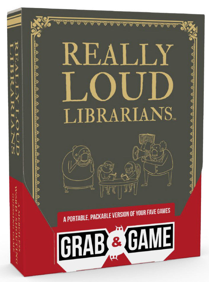 Grab And Game Really Loud Librarians - Fun Party Board Game for Adults & Teens - Perfect for Game Nights, Family Gatherings & Office Parties