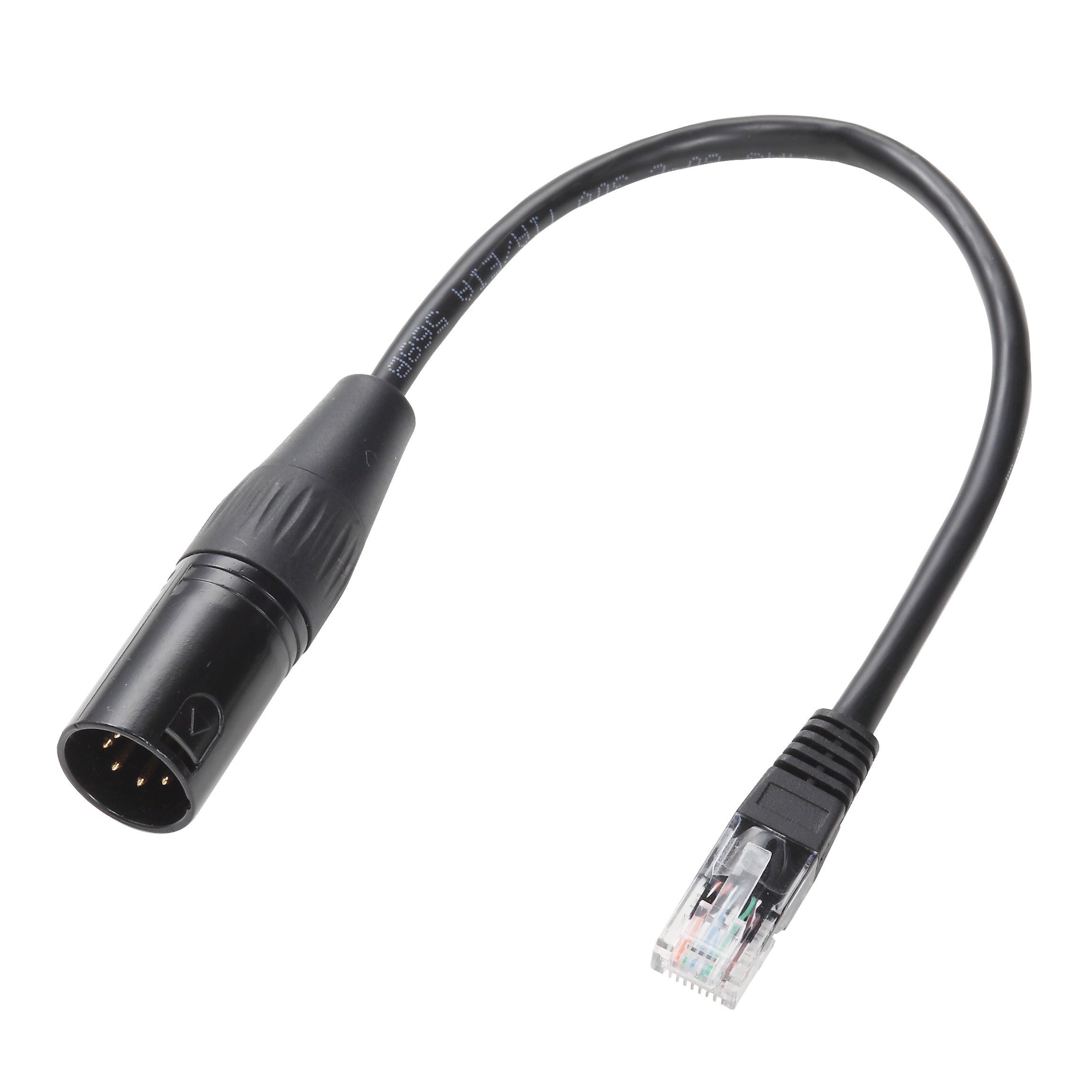 TL C120 RJ45 to 5-Pin XLR Ethernet Audio Cable - Professional Audio Equipment Connector for Studio, Live Sound & Broadcast Systems