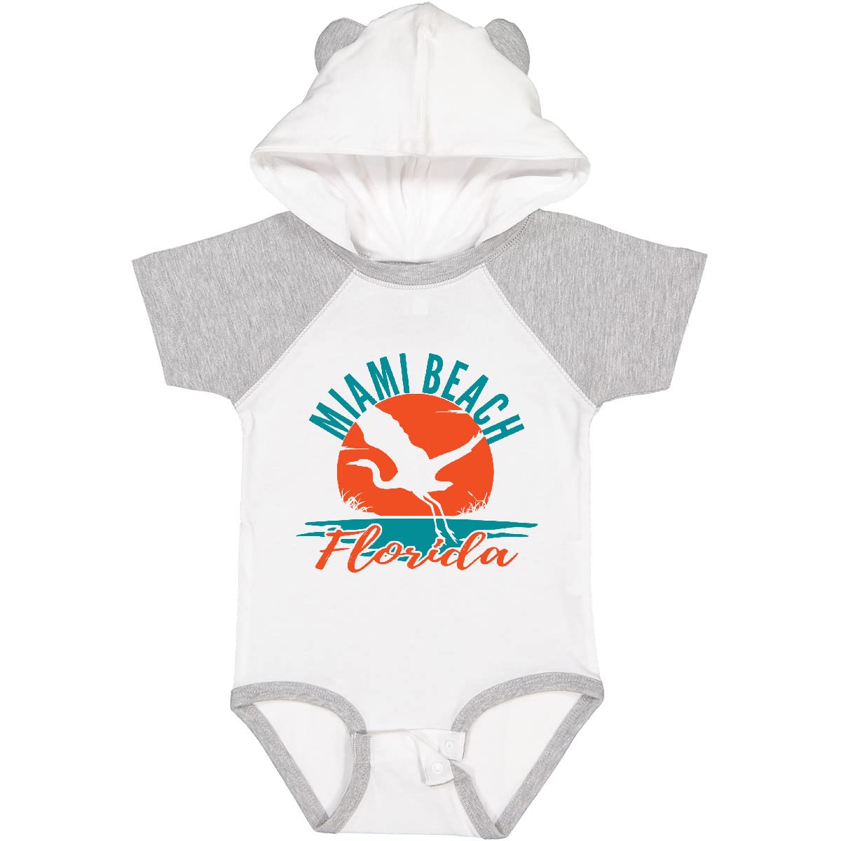 Inktastic Miami Beach Florida Vacation Trip Baby Bodysuit - Cute Florida Souvenir Outfit for Infants & Toddlers - Perfect for Beach Trips, Family Photos & Vacation Memories