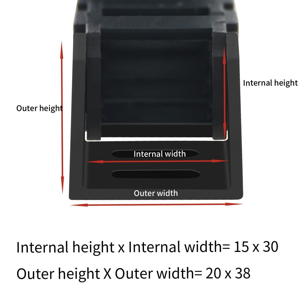 Nylon Plastic Drag Chain for CNC Machine, Engraving Machine & Industrial Equipment - High-Speed Silent Engineering Drag Chain for Industrial Tracks - Perfect for Workshop Automation & Heavy-Duty Applications