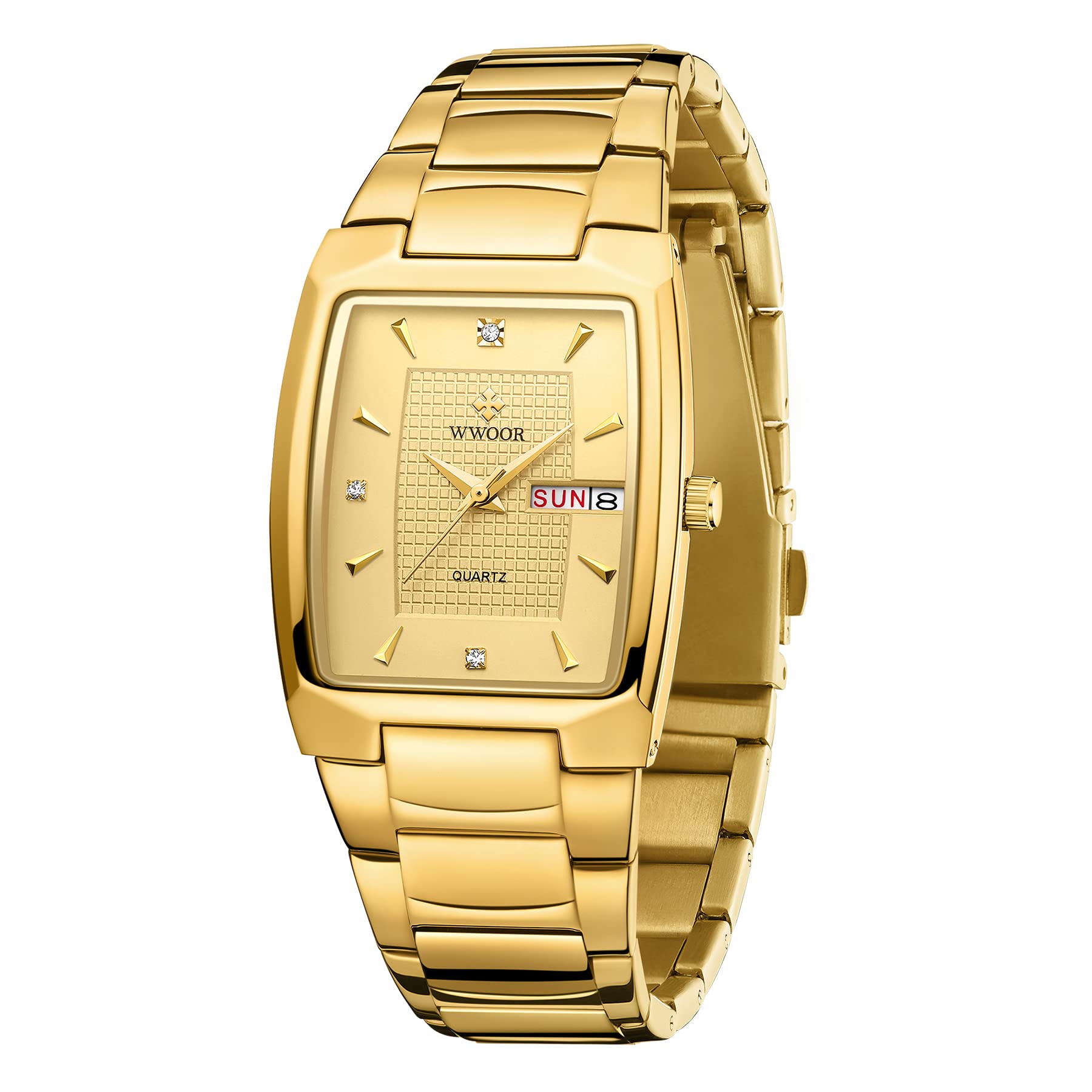 Men's Stainless Steel Quartz Wristwatches - 8858 & 8837 Series Fashion Watches for Men | Perfect for Business, Casual & Formal Occasions